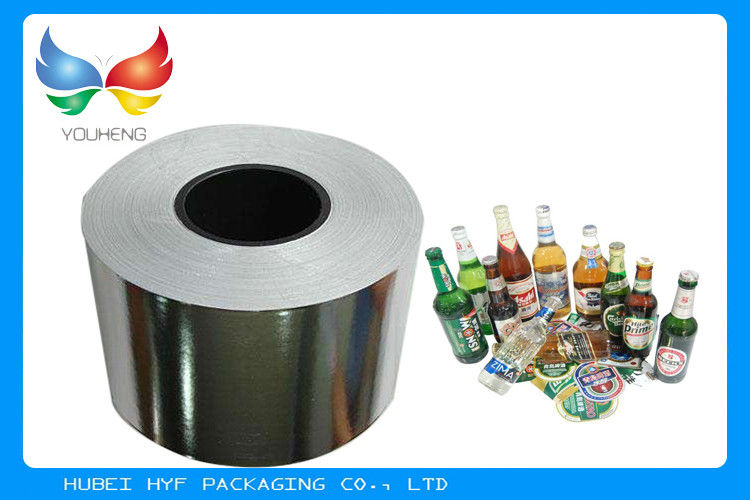 China metallisierte Papier in Vakuum metallisierter Etikettenpapier-hoher Nassfestigkeits-Wärmeübertragungs-Pappe der Flaschen-69gsm